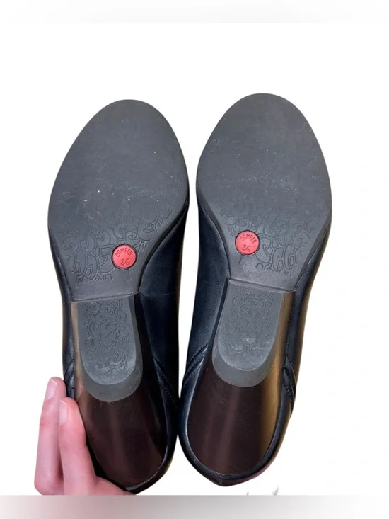 Camper Black Leather Cushioned Wedge Heels Size 6 - Picture 6 of 9